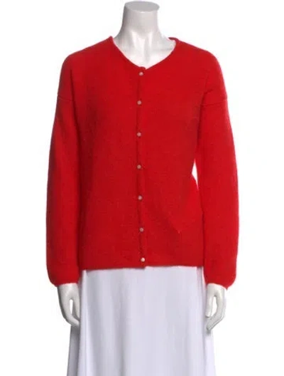 Pre-owned Sézane Crew Neck Sweater In Red