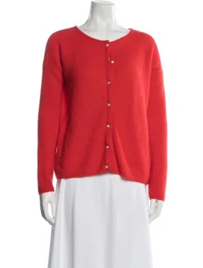 Pre-owned Sézane Crew Neck Sweater In Red