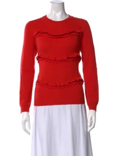 Pre-owned Sézane Crew Neck Sweater In Red
