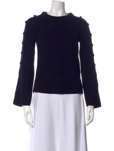 Pre-owned Sézane Crew Neck Sweater W/ Tags In Blue