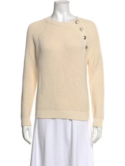 Pre-owned Sézane Crew Neck Sweater W/ Tags In Neutrals