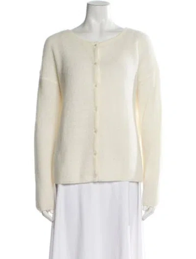 Pre-owned Sézane Crew Neck Sweater In White