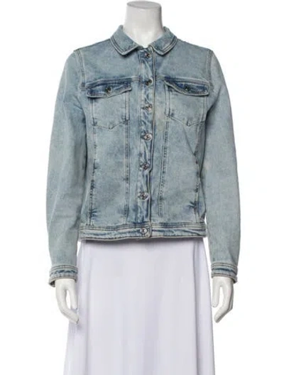 Pre-owned Sézane Denim Jacket In Blue