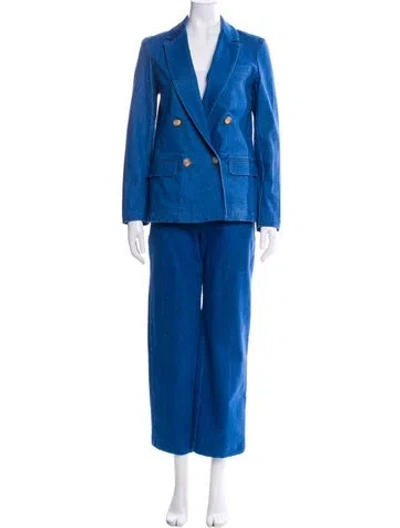 Pre-owned Sézane Denim Jacket In Blue