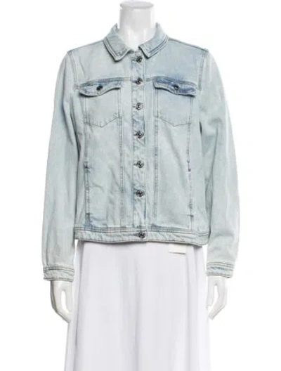 Pre-owned Sézane Denim Jacket In Blue