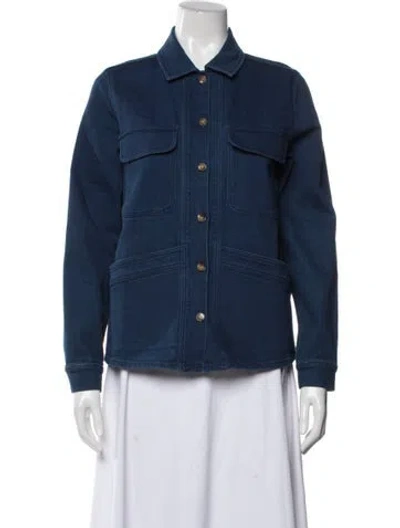 Pre-owned Sézane Denim Jacket In Blue