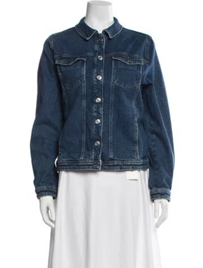 Pre-owned Sézane Denim Jacket In Blue