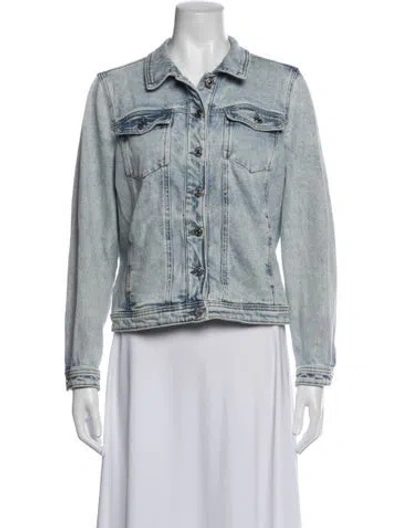 Pre-owned Sézane Denim Jacket In Blue