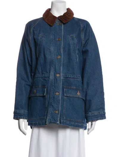 Pre-owned Sézane Denim Jacket W/ Tags In Blue