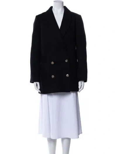 Pre-owned Sézane Evening Jacket In Blue