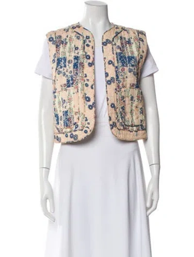 Pre-owned Sézane Floral Print Evening Jacket In Multi