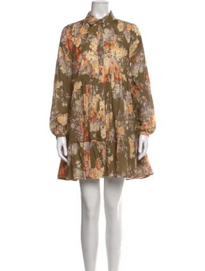 Pre-owned Sézane Floral Print Mini Dress