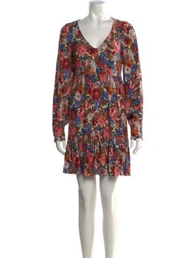 Pre-owned Sézane Floral Print Mini Dress