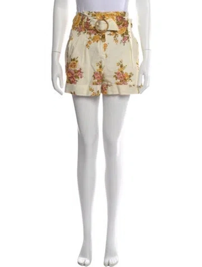 Pre-owned Sézane Floral Print Mini Shorts