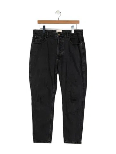 Pre-owned Sézane High-rise Skinny Leg Jeans In Black