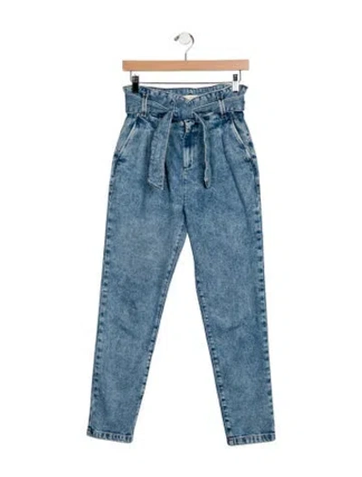 Pre-owned Sézane High-rise Skinny Leg Jeans In Blue