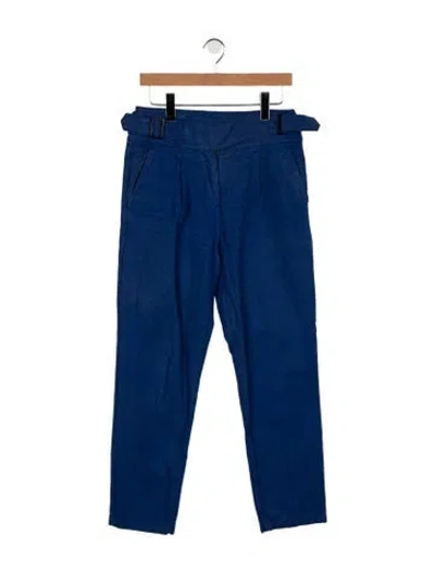 Pre-owned Sézane High-rise Straight Leg Jeans In Blue