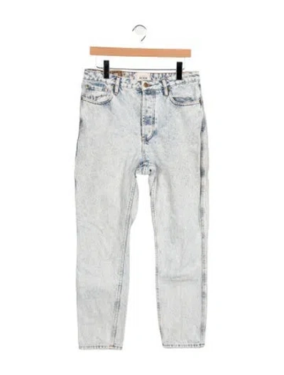 Pre-owned Sézane High-rise Straight Leg Jeans In Blue