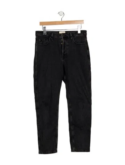 Pre-owned Sézane High-rise Straight Leg Jeans In Blue