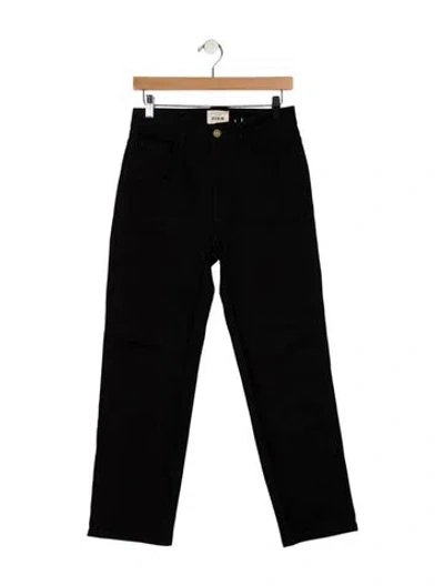 Pre-owned Sézane High-rise Straight Leg Jeans W/ Tags In Black