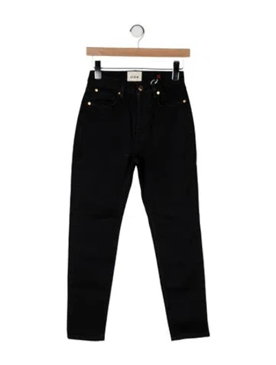 Pre-owned Sézane High-rise Straight Leg Jeans W/ Tags In Black