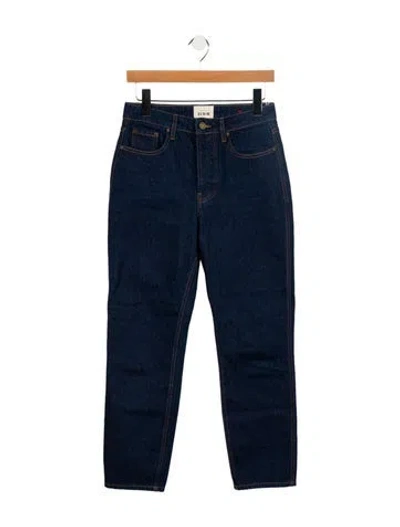 Pre-owned Sézane High-rise Straight Leg Jeans W/ Tags In Blue