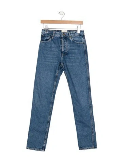 Pre-owned Sézane High-rise Straight Leg Jeans W/ Tags In Blue