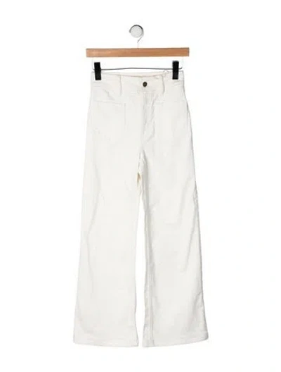 Pre-owned Sézane High-rise Wide Leg Jeans In Neutrals