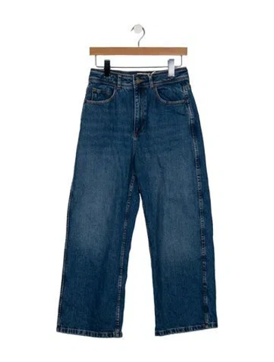 Pre-owned Sézane High-rise Wide Leg Jeans W/ Tags In Blue