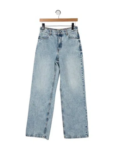 Pre-owned Sézane High-rise Wide Leg Jeans W/ Tags In Blue