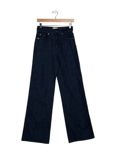 Pre-owned Sézane High-rise Wide Leg Jeans W/ Tags In Blue