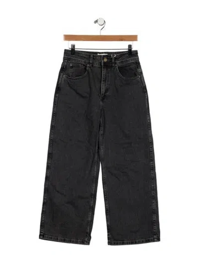 Pre-owned Sézane High-rise Wide Leg Jeans W/ Tags In Gray