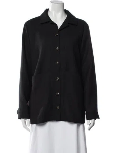 Pre-owned Sézane Jacket In Black