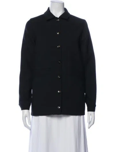 Pre-owned Sézane Jacket In Blue