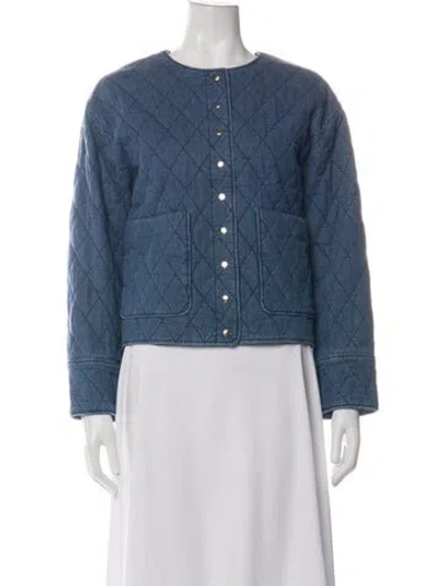 Pre-owned Sézane Jacket In Blue