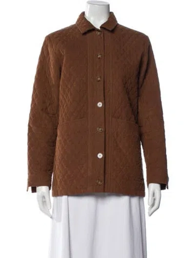 Pre-owned Sézane Jacket In Brown