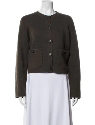 Pre-owned Sézane Jacket In Green