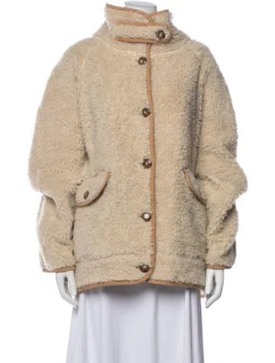 Pre-owned Sézane Jacket In Neutral