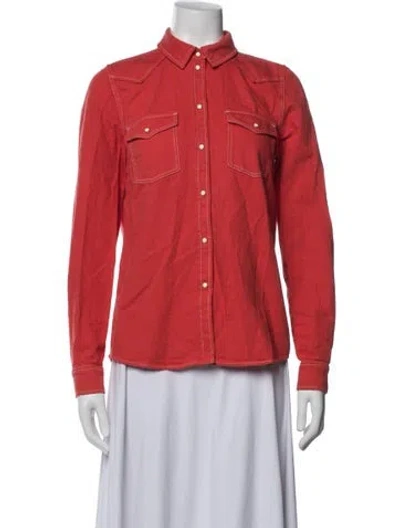 Pre-owned Sézane Jacket In Red