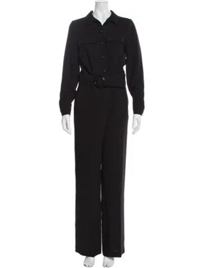 Pre-owned Sézane Jumpsuit In Black