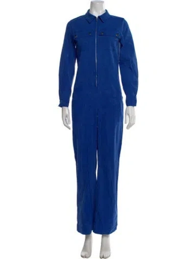Pre-owned Sézane Jumpsuit In Blue