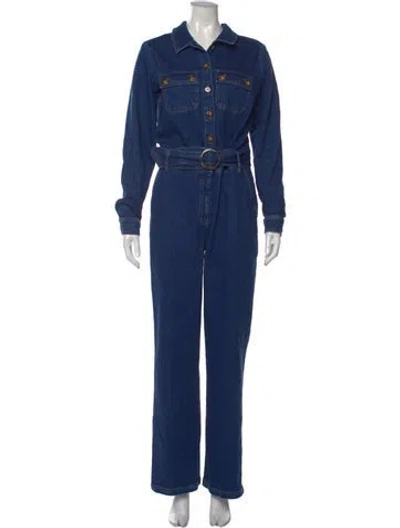 Pre-owned Sézane Jumpsuit In Blue