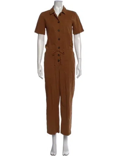 Pre-owned Sézane Jumpsuit In Brown