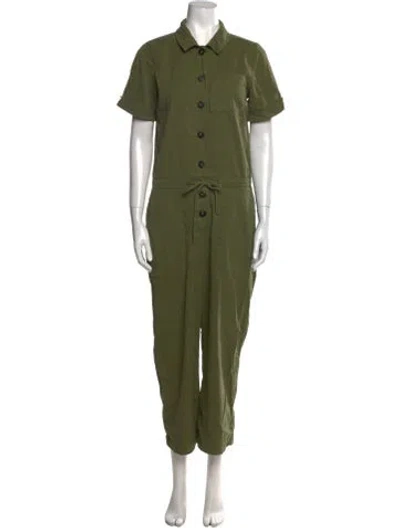 Pre-owned Sézane Jumpsuit In Green