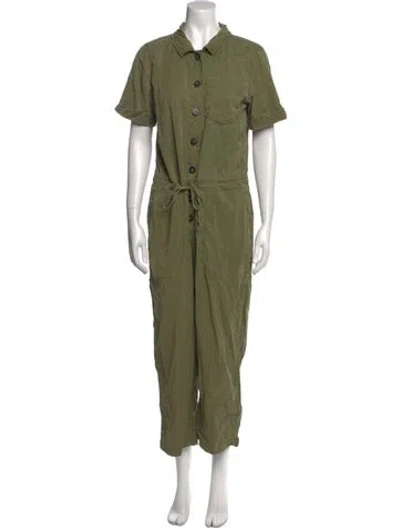 Pre-owned Sézane Jumpsuit In Green