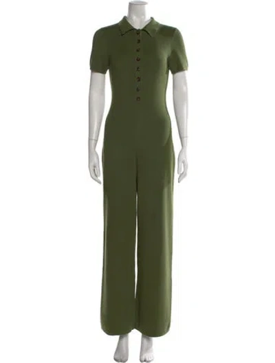 Pre-owned Sézane Jumpsuit In Green