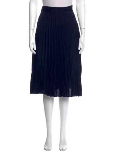 Pre-owned Sézane Knee-length Skirt In Blue