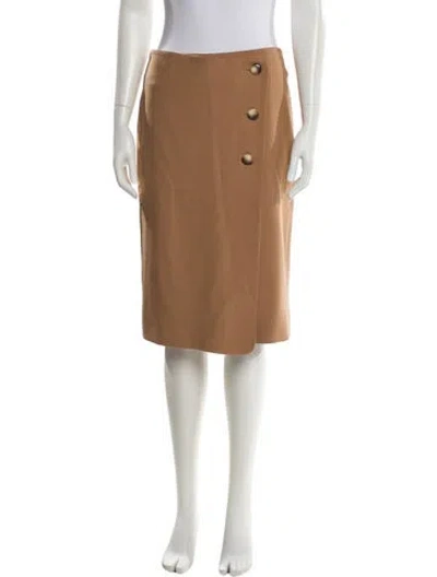 Pre-owned Sézane Knee-length Skirt In Brown