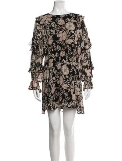 Pre-owned Sézane Lace Mini Dress W/ Tags In Black