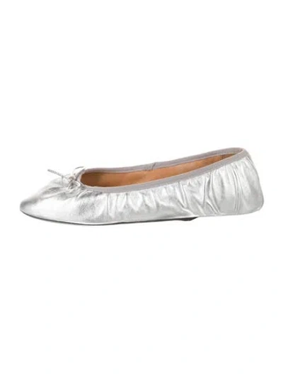 Pre-owned Sézane Leather Ballet Flats